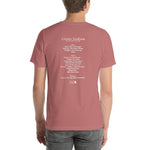1995 - 06/18 - Grateful Dead at Giants Stadium, Unisex Set List T-Shirt