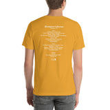 2009 - 03/06 - Phish at Hampton Coliseum, Unisex Set List T-Shirt