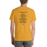 1983 - 12/28 - The Kinks at Springfield Civic Center, 'Cassette' Unisex Set List T-Shirt