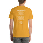 2011 - 11/23 - The Bridge at Ram’s Head Live, Unisex Set List T-Shirt
