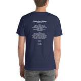 1993 - 07/25 - Phish at Waterloo Village, Unisex Set List T-Shirt