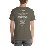 1981 - 06/20 - The Allman Brothers Band at JFK Stadium, Unisex Set List T-Shirt