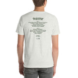 1979 - 10/28- Grateful Dead at Cape Cod Coliseum, Unisex Set List T-Shirt