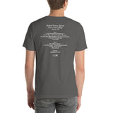 1989 - 10/12 - Phish at Keene State College, Unisex Set List T-Shirt