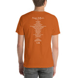 2011 - 09/30 - The Avett Brothers at Aragon Ballroom, Unisex Set List T-Shirt