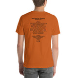 2021 - 11/04 - My Morning Jacket at Auditorium Theatre, Unisex Set List T-Shirt