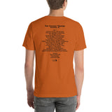 2016 - 04/22 - Avett Brothers at The Chicago Theatre, Unisex Set List T-Shirt