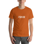 2003 - 07/31 - Phish at Tweeter Center, Unisex Set list T-Shirt