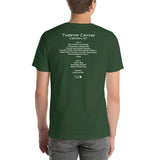 2003 - 07/30 - Phish at Tweeter Center, Unisex Set List T-Shirt
