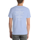 2009 - 11/28 - Phish at Times Union Center, Unisex Set List T-Shirt