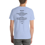 1990 - 07/16 - Grateful Dead at Rich Stadium, Unisex Set List T-Shirt