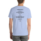 1995 - 03/19 - Grateful Dead at CoreStates Spectrum, Unisex Set List T-Shirt