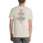 1992 - 11/19 - Phish at Ross Arena, Unisex Set List T-Shirt