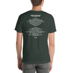 1972 - 06/17 - Grateful Dead at Hollywood Bowl, Unisex Set List T-Shirt