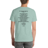 2016 - 04/22 - Avett Brothers at The Chicago Theatre, Unisex Set List T-Shirt