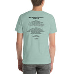 1981 - 09/26 - Grateful Dead at War Memorial Auditorium, Unisex Set List T-Shirt