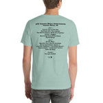 1998 - 08/09 - Phish at Virginia  Beach Amphitheater, Unisex Cassette Set List T-Shirt