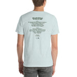 1979 - 10/28- Grateful Dead at Cape Cod Coliseum, Unisex Set List T-Shirt