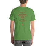 2021 - 08/31 - Phish at Shoreline Amphitheatre, Unisex Set List T-Shirt