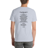 2018 - 01/13 - The Killers at Wells Fargo Center, Unisex Set List T-Shirt