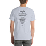 1991 - 07/19 - Phish at Somerville Theatre, Unisex Set List T-Shirt