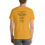 2021 - 08/01 - Phish at Ameris Bank Amphitheatre, Unisex Set List T-Shirt