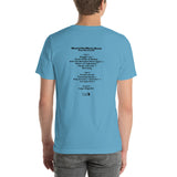 2021 - 07/31 - JRAD at Westville Music Bowl, Unisex Set List T-Shirt
