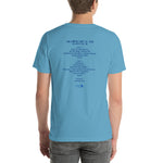 2021 - 08/13 - Phish at Atlantic City Beach, Unisex Set List T-Shirt