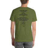 1994 - 06/17 - Phish at Eagles Ballroom, Unisex Set List T-Shirt