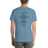 2021 - 08/04 - Phish at Ascend Amphitheater, Unisex Set List T-Shirt