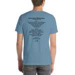 1998 - 07/24 - Phish at Cynthia Woods Pavilion, Unisex Set List T-Shirt