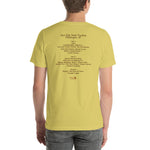 2022 - 05/06 - Widespread Panic Live Oak Bank Pavilion, Unisex Set List T-Shirt
