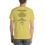2009 - 12/05 - Phish at John Paul Jones Arena, Unisex Set List T-Shirt