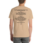 1988 - 06/28 - Grateful Dead at SPAC, Unisex Set List T-Shirt