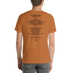1972 - 09/30 - Grateful Dead at UA Soccer Field, Unisex Set List T-Shirt