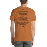 1999 - 12/31 - Phish at Big Cypress Seminole Indian Reservation, Unisex Cassette Set List T-Shirt