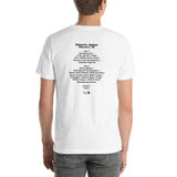 1999 - 09/29 - Phish at Pyramid Arena, Unisex Set List T-Shirt