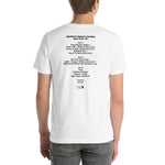 2022 - 04/22 - Phish at Madison Square Garden, Unisex Set List T-Shirt
