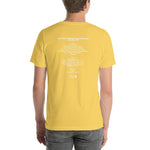 2011 - 08/09 - Phish at Lake Tahoe Outdoor Arena at Harveys, Unisex Set List T-Shirt