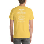 1991 - 10/31 - Grateful Dead at Oakland Coliseum, Unisex Set List T-Shirt