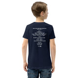 2021 - 10/23 - Phish at NICU Amphitheatre, Kids Set List T-Shirt